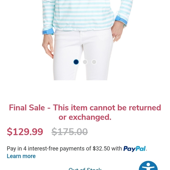 Vineyard Vines Striped Shep Windbreaker Pullover - Picture 6 of 12